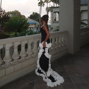 NBD Black and White Gown